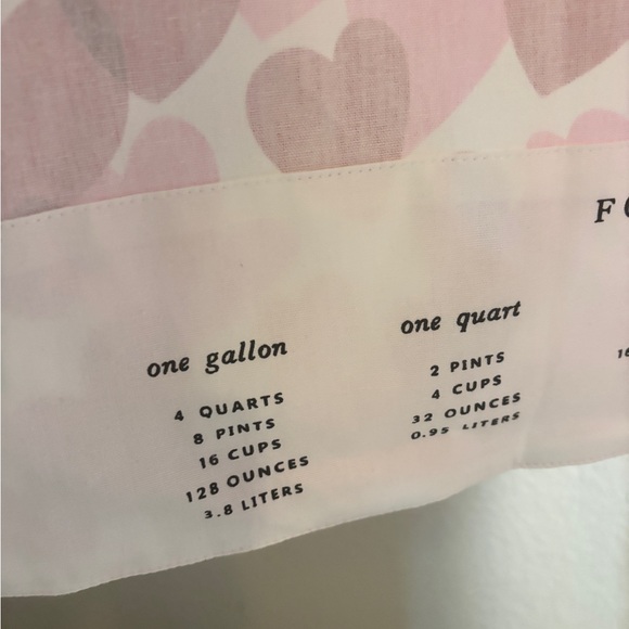 Kate Spade Pink and Red Heart Apron - Picture 6 of 6